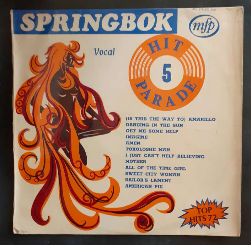 Springbok Hit Parade Vol.5 LP Vinyl Record