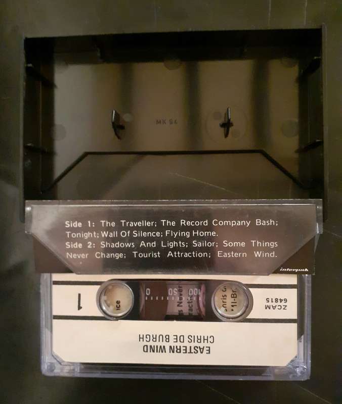 Chris de Burgh - Eastern Wind Cassette Tape