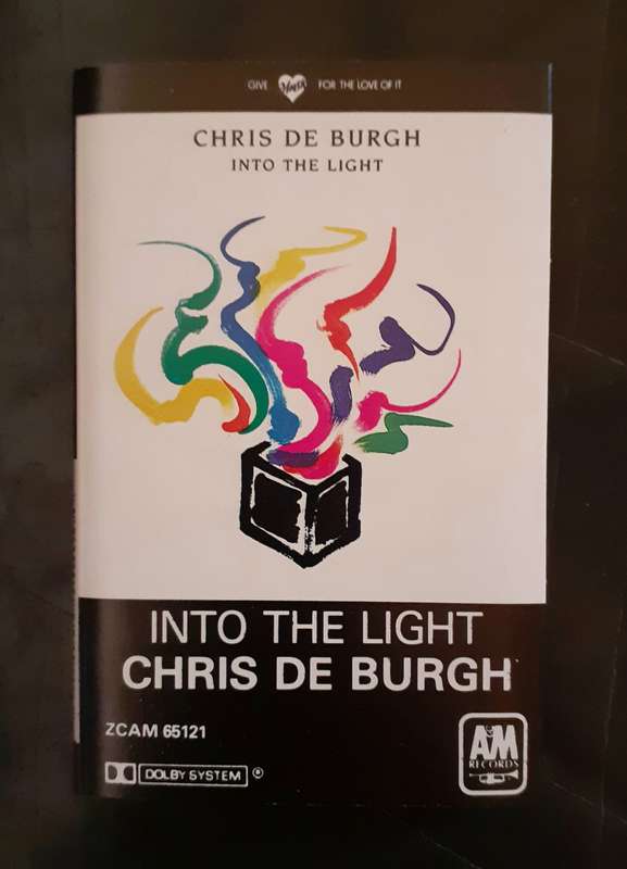 Chris de Burgh - Into The Light Cassette Tape