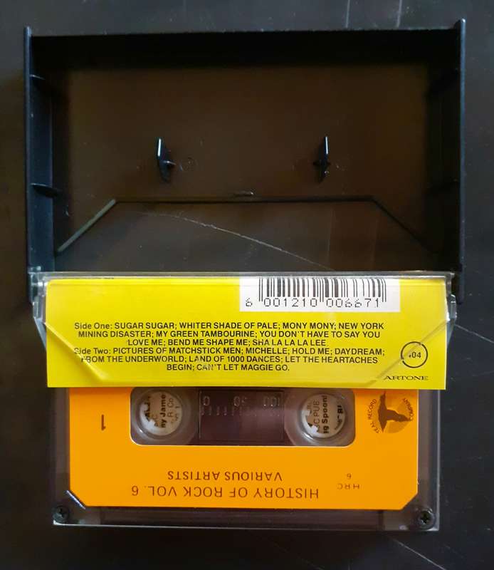 The History of Rock Vol.6 Cassette Tape