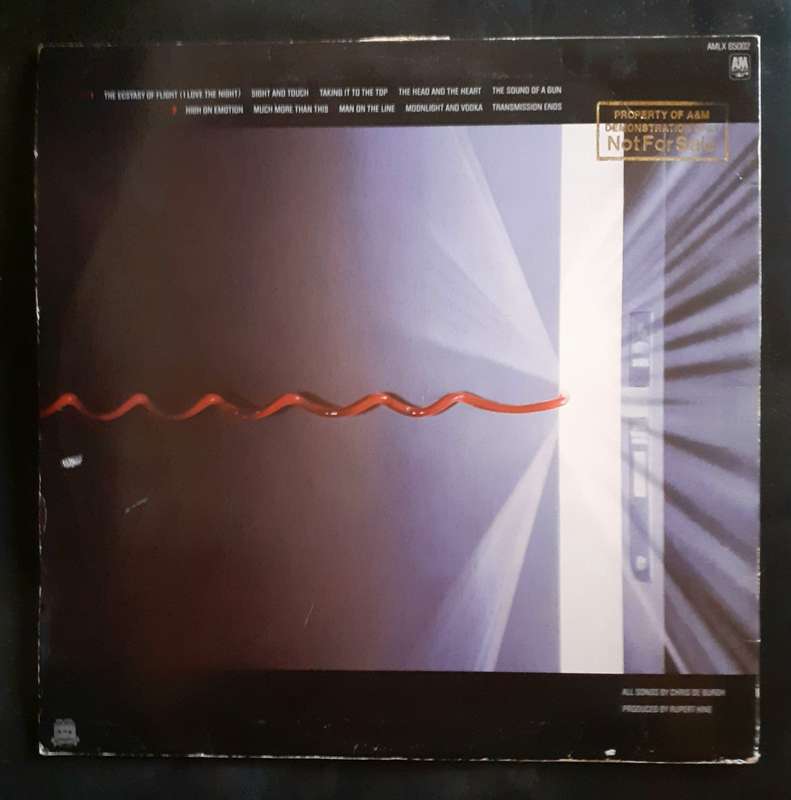Chris de Burgh - Man On The Line LP Vinyl Record - UK Pressing
