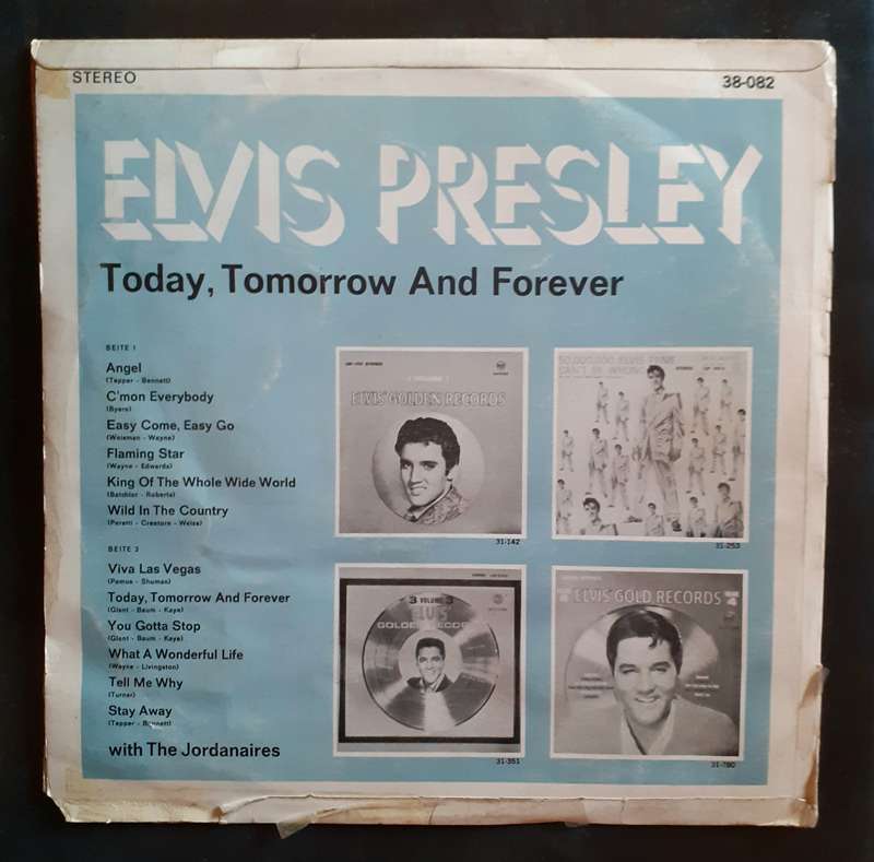 Elvis Presley - Today, Tomorrow and Forever LP Vinyl Record