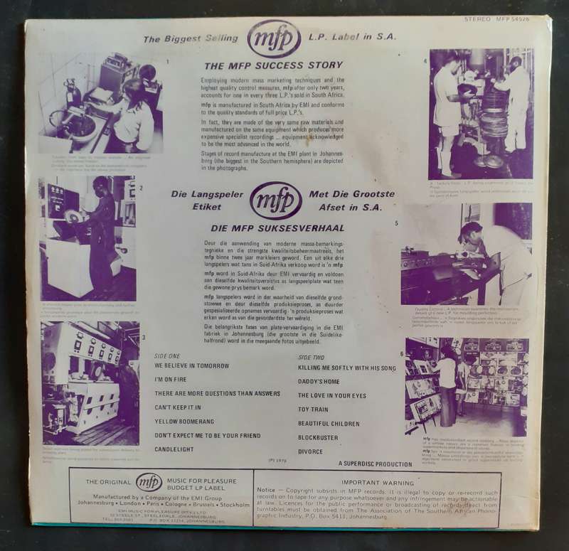 Springbok Hit Parade Vol.10 LP Vinyl Record