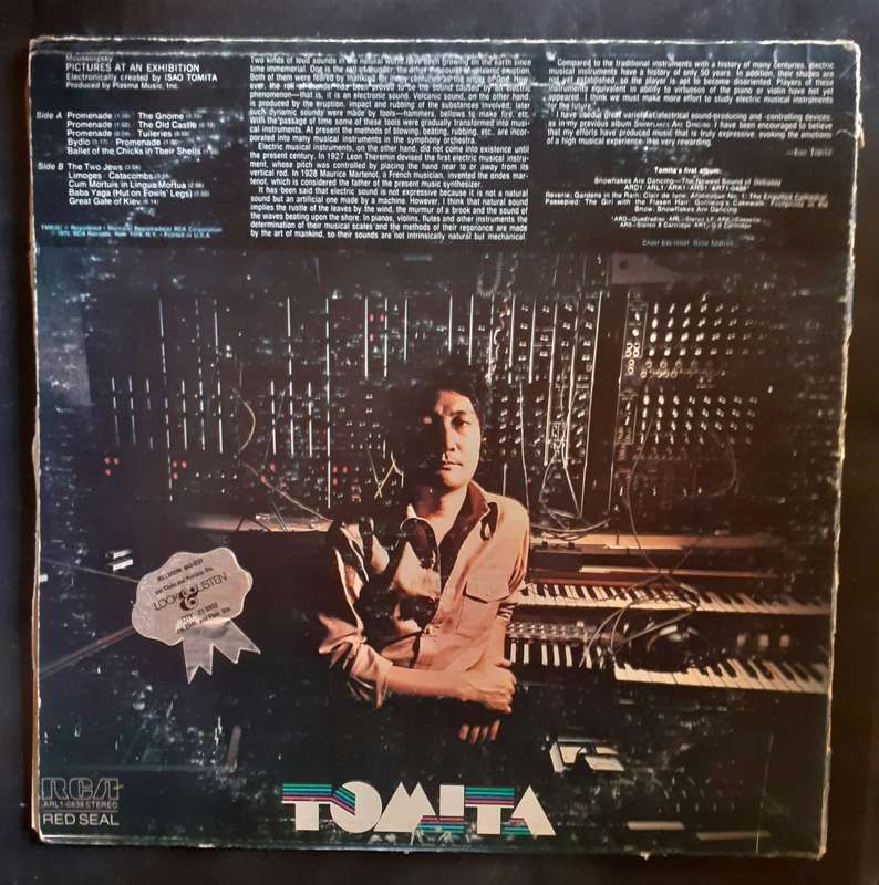 Tomita - Pictures At An Exhibition LP Vinyl Record - USA Pressing