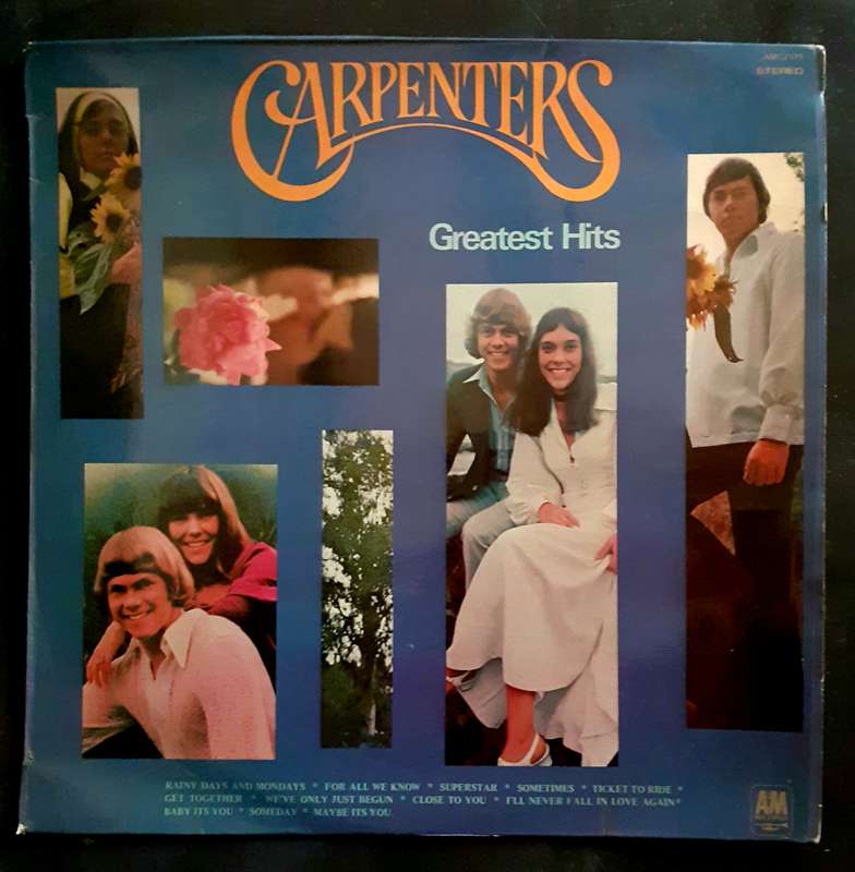 Carpenters Greatest Hits LP Vinyl Record