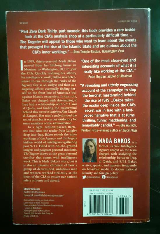 The Targeter - My Life in The CIA by Nada Bakos