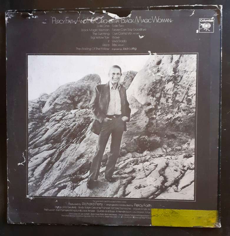 Percy Faith And His Orchestra - Black Magic Woman LP Vinyl Record