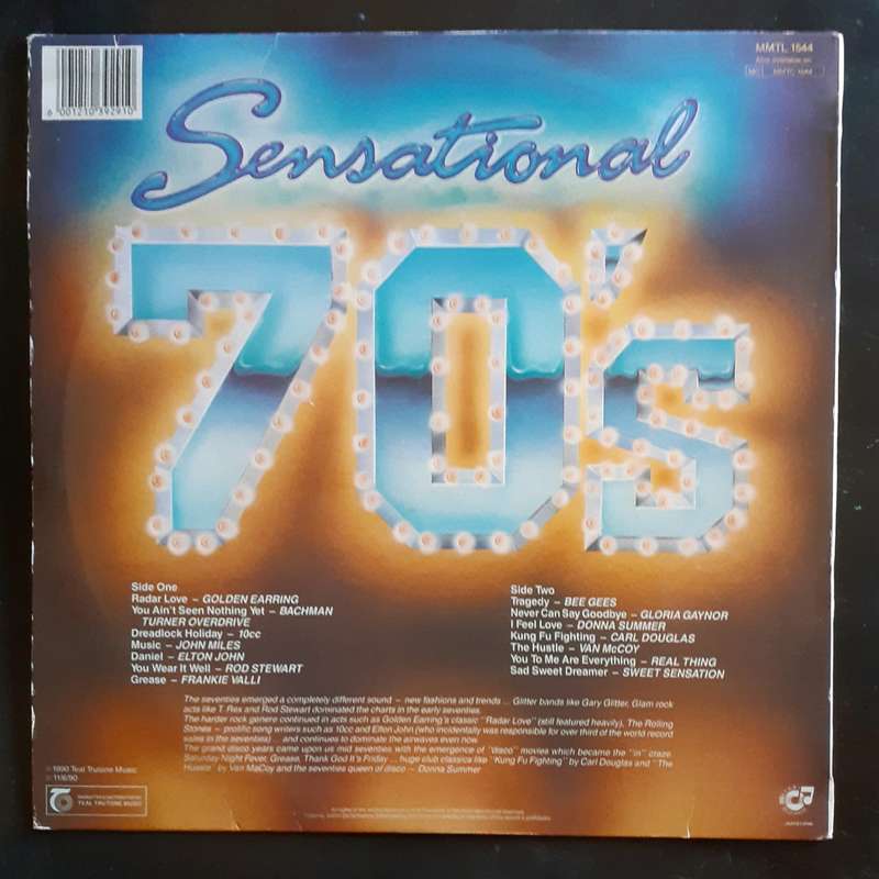 Sensational 70's LP Vinyl Record
