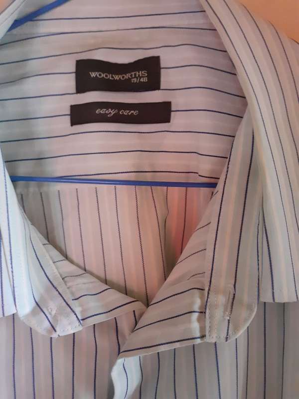 Woolworths Men Long Sleeve Regular Fit Shirt Size 48