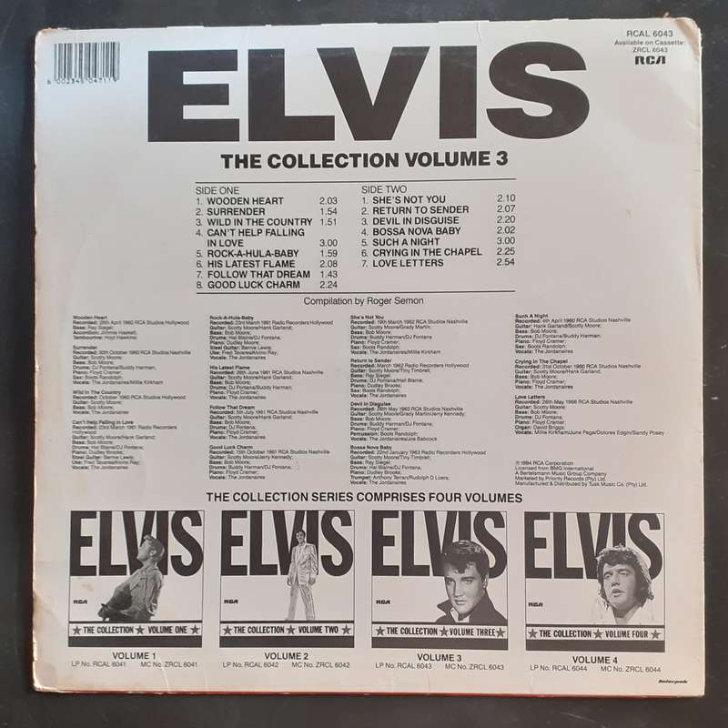 Elvis Presley - The Collection Vol.3 LP Vinyl Record