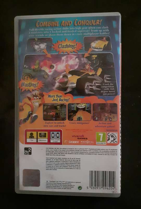Crash Tag Team Racing PSP Game
