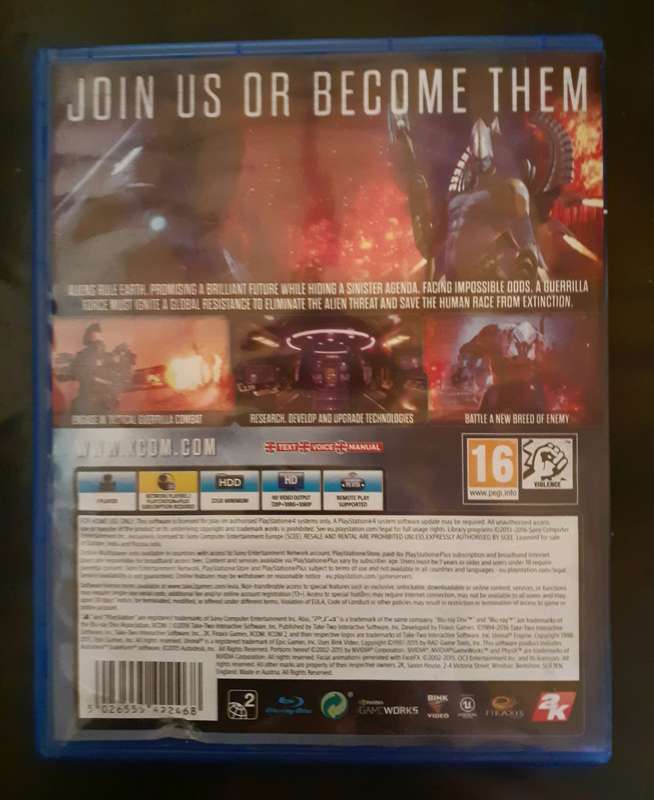 XCOM 2 PS4 Game