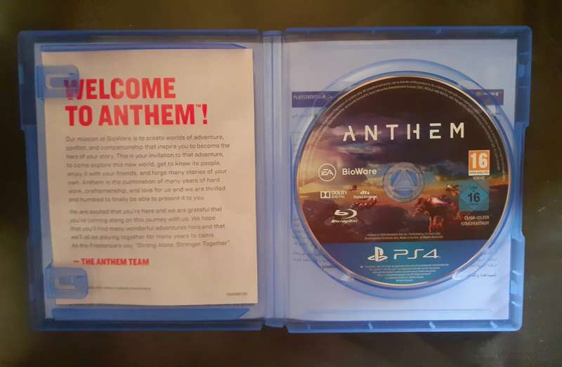 Anthem PS4 Game