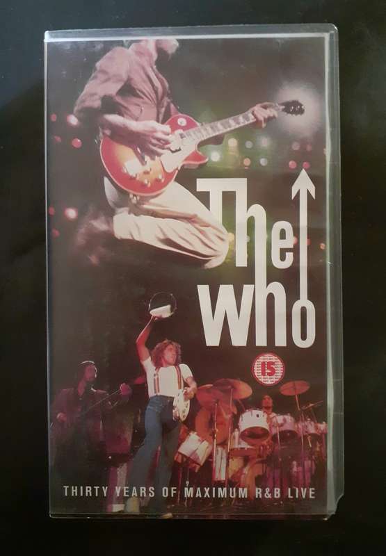 The Who - Thirty Years Of Maximum R & B Live VHS Video Tape