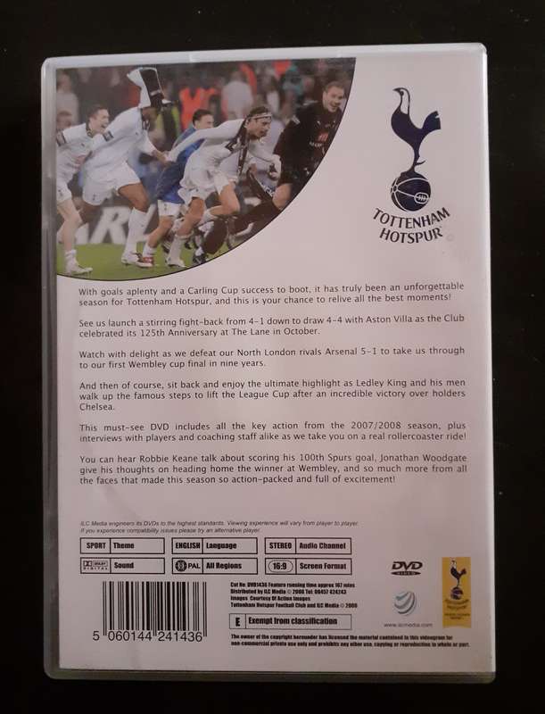Tottenham Hotspur 2007/08 Season Review (DVD)