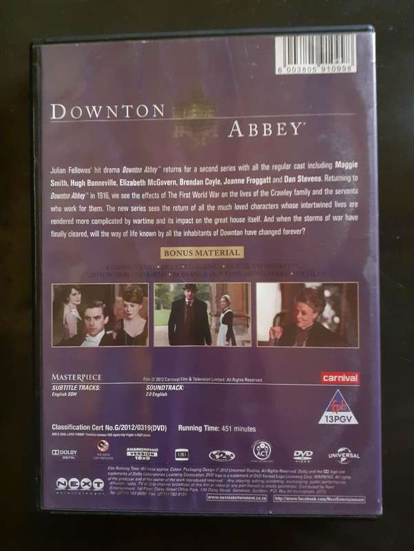 Downton Abbey Season 2 (4 DVD Set)