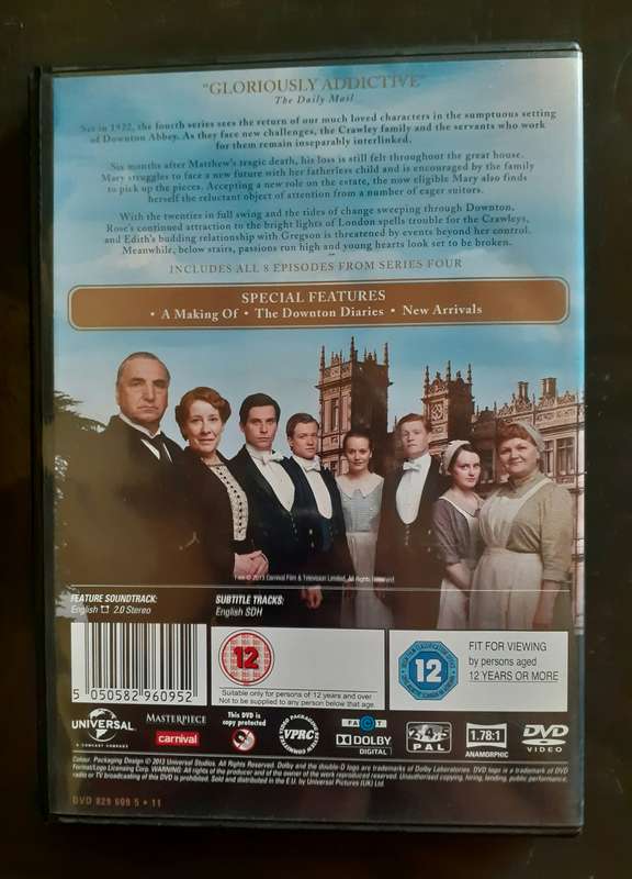 Downton Abbey Season 4 (3 DVD Set)