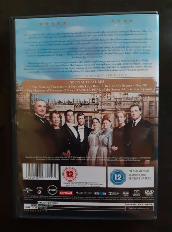 Downton Abbey Season 5 (3 DVD Set)
