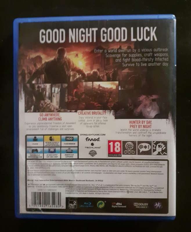 Dying Light PS4 Game