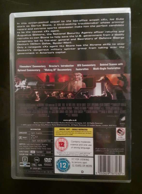 XX - The Next Level - Ice Cube  & Willem Dafoe (DVD)