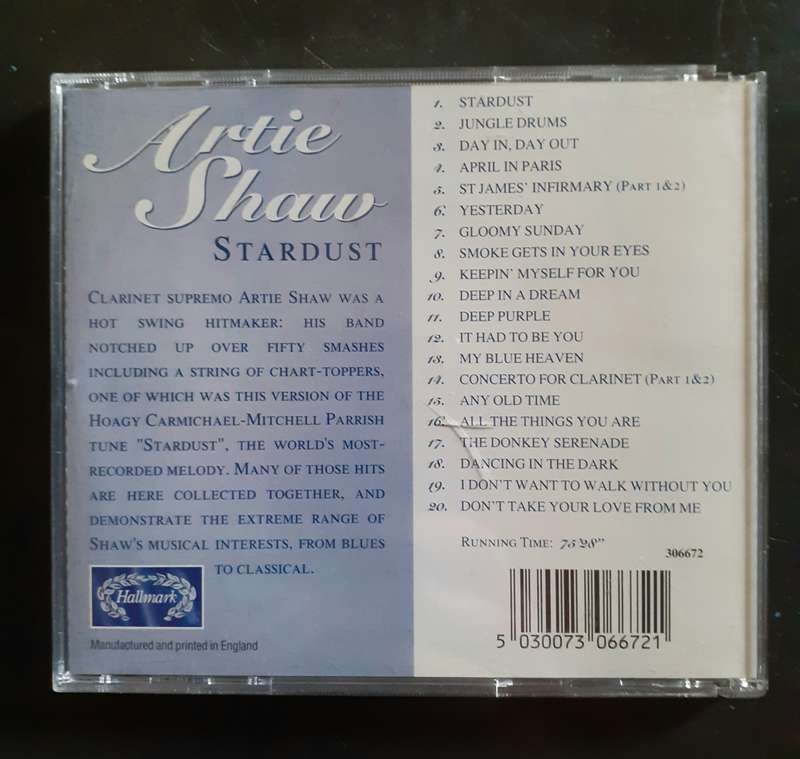 Artie Shaw - Stardust (CD)