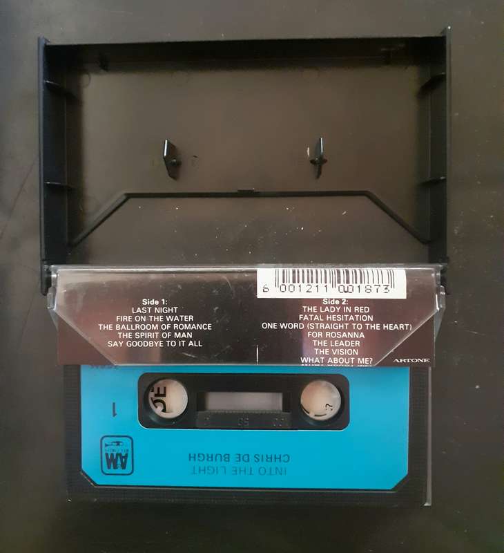 Chris de Burgh - Into The Light Cassette Tape