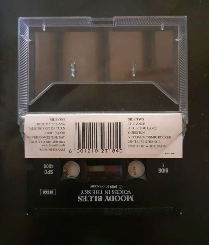 The Moody Blues - Voices In The Sky Cassette Tape