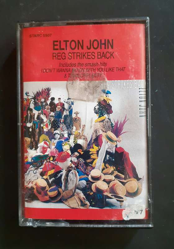 Elton John - Reg Strikes Back Cassette Tape