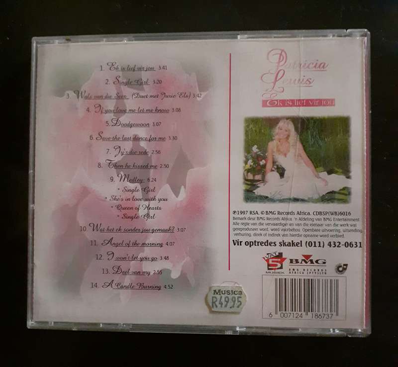 Patricia Lewis - Ek is Lief Vir Jou (CD)