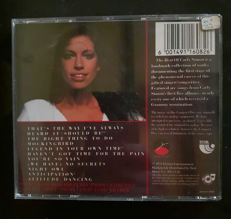 Carly Simon - The Best of Carly Simon (CD)
