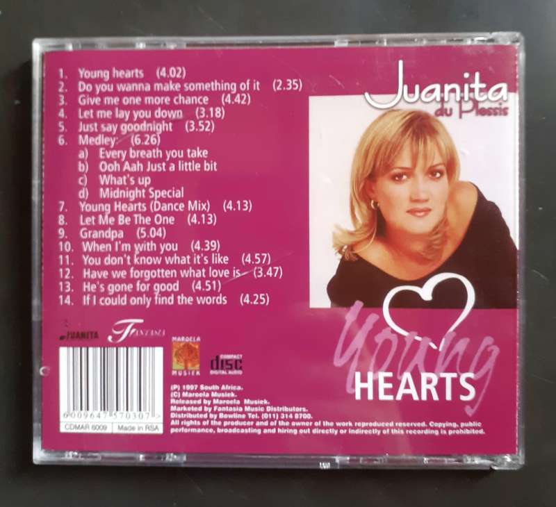 Juanita Du Plessis - Young Hearts (CD)