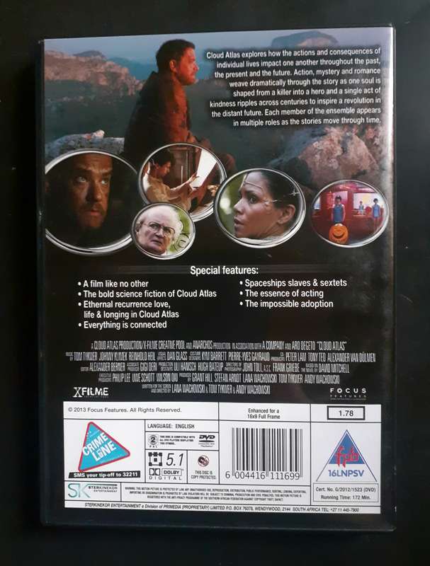 Cloud Atlas - Tom Hanks & Halle Berry (DVD)