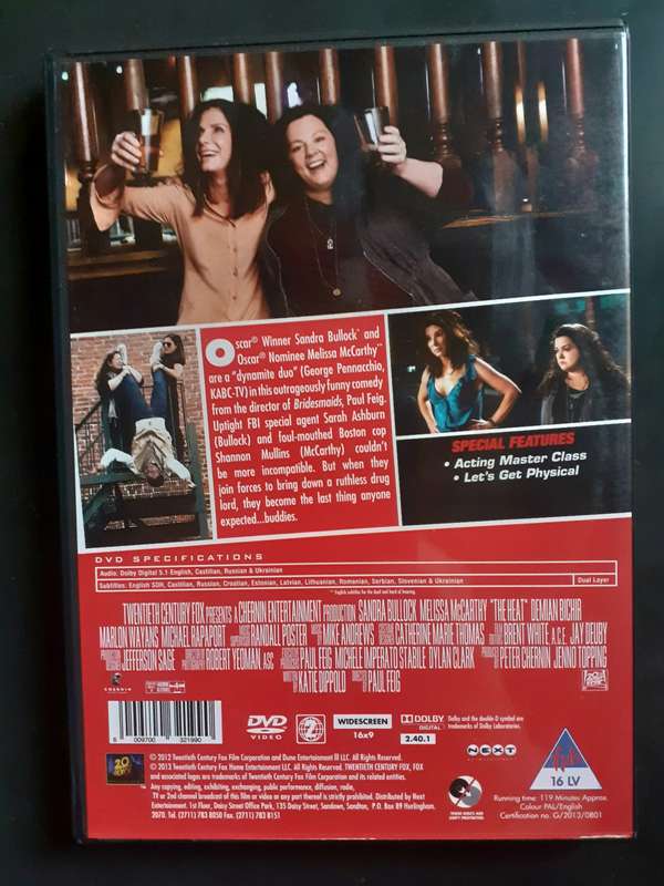 The Heat - Sandra Bullock & Melissa McCarthy (DVD)