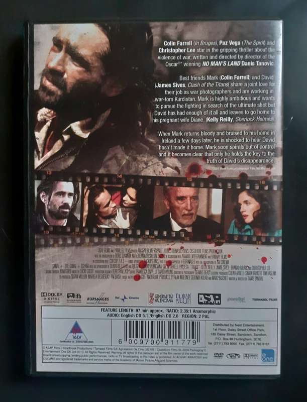 Triage - Colin Farrell & Paz Vega (DVD)