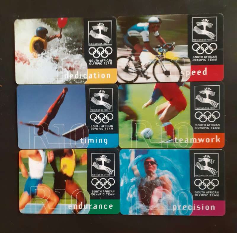South Africa - South African Olympic Team Phone Cards