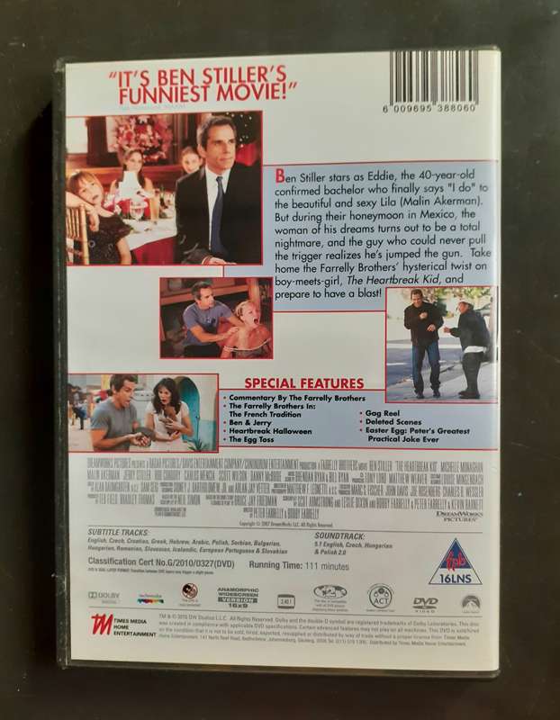 The Heartbreak Kid - Ben Stiller (DVD)