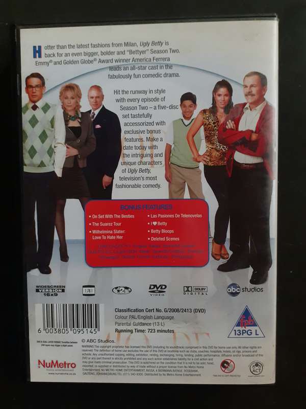 Ugly Betty - The Complete Second Season (5 DVD Set)