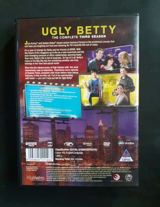 Ugly Betty - The Complete Third Season (6 DVD Set)