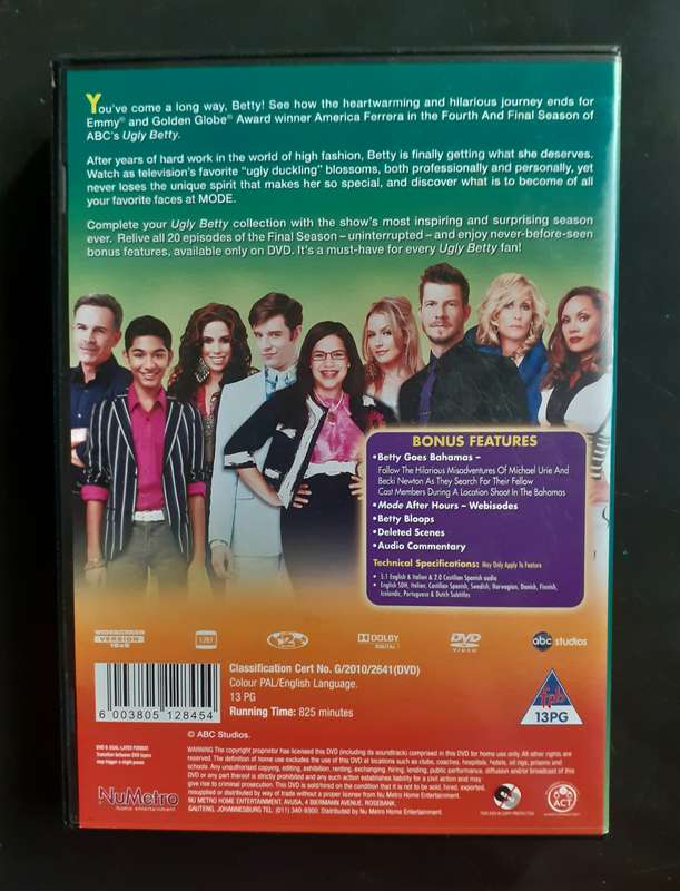 Ugly Betty - The Complete Fourth Season (5 DVD Set)