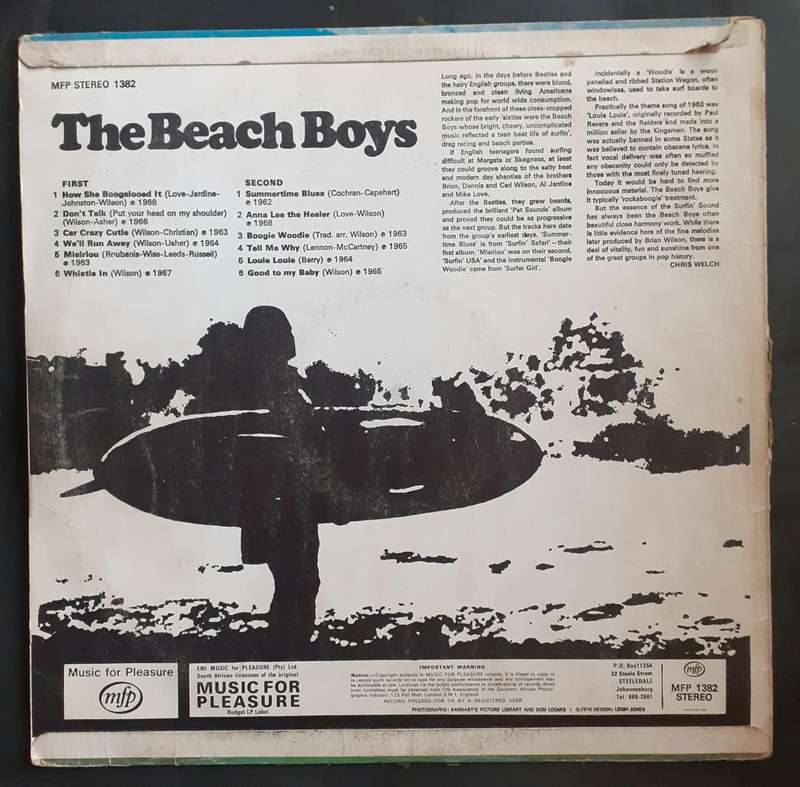 The Beach Boys - The Beach Boys LP Vinyl Record