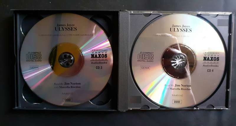 Ulysses by  James Joyce Read by Jim Norton with Marcella Riordan - Audio Book (4 CD Set)