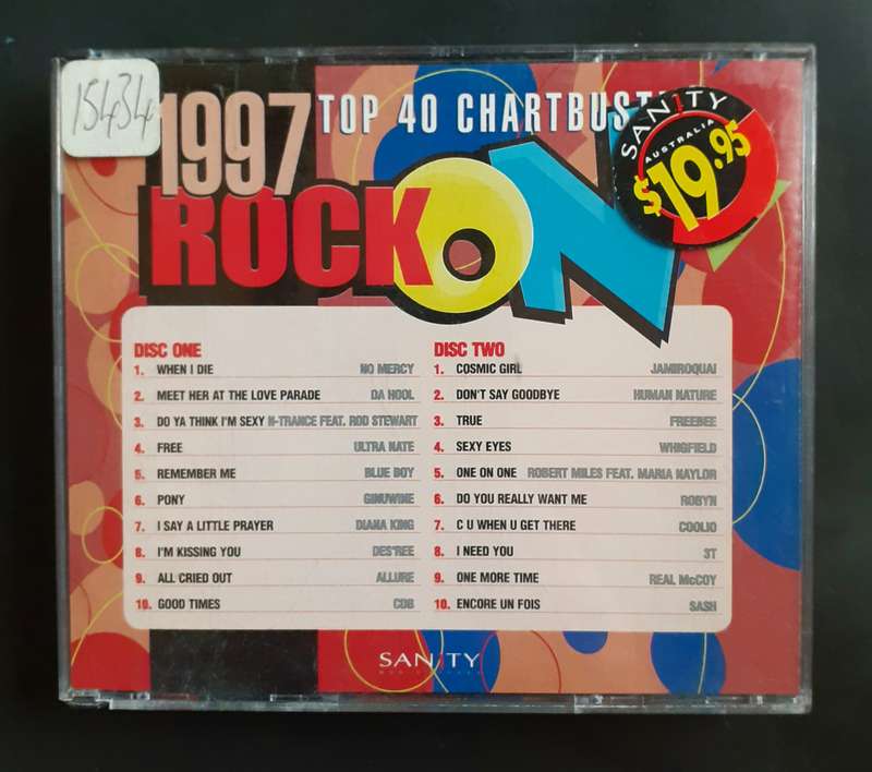 1997 Rock On - Top 40 Chartbusters  (2 CD Set)