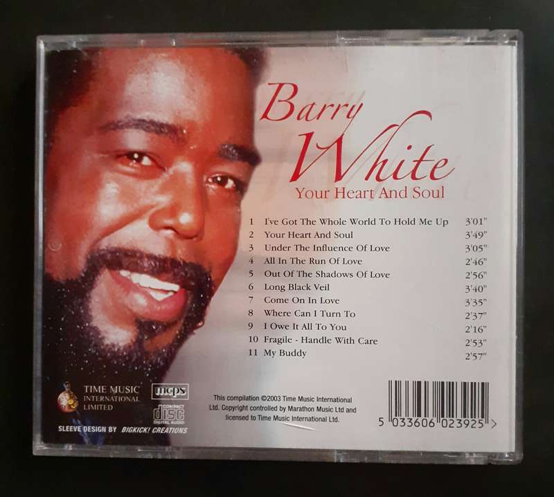 Barry White - Your Heart And Soul (CD) - Europe Edition
