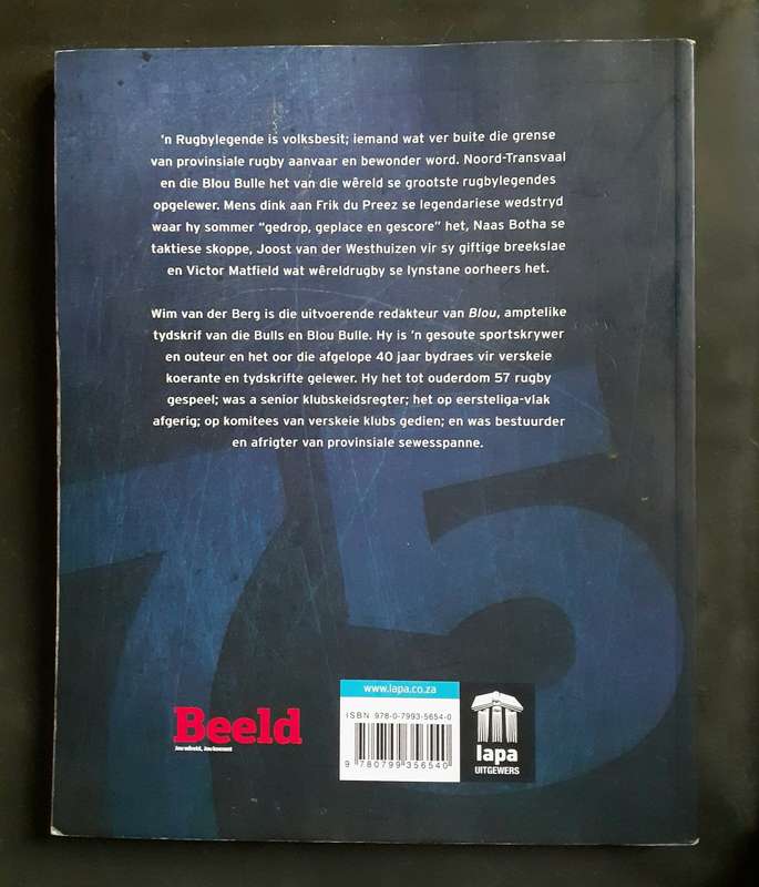75 Blou Bul Legendes by Wim Van Der Berg