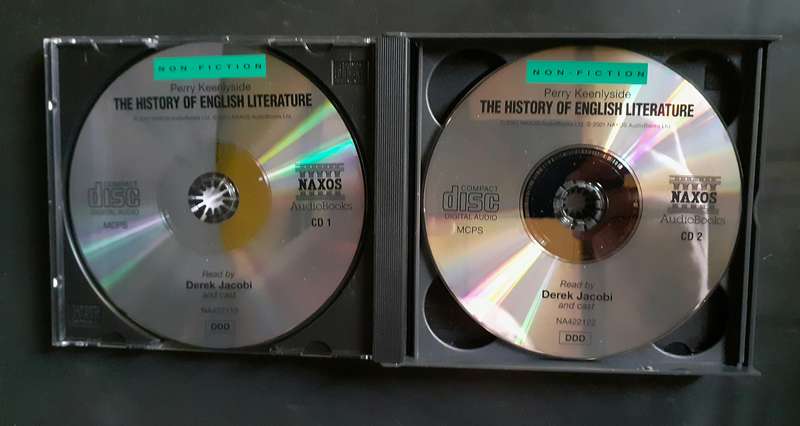 Perry Keenlyside - History of English Literature Read by Derek Jacobi - Audio Book (4 CD Set)