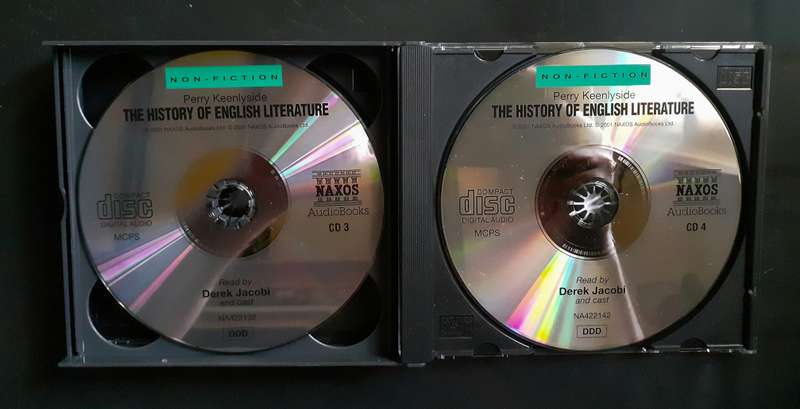 Perry Keenlyside - History of English Literature Read by Derek Jacobi - Audio Book (4 CD Set)