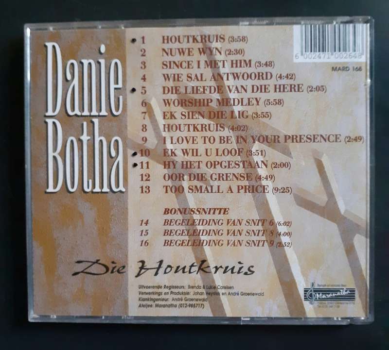 Danie Botha - Die Houtkruis (CD)