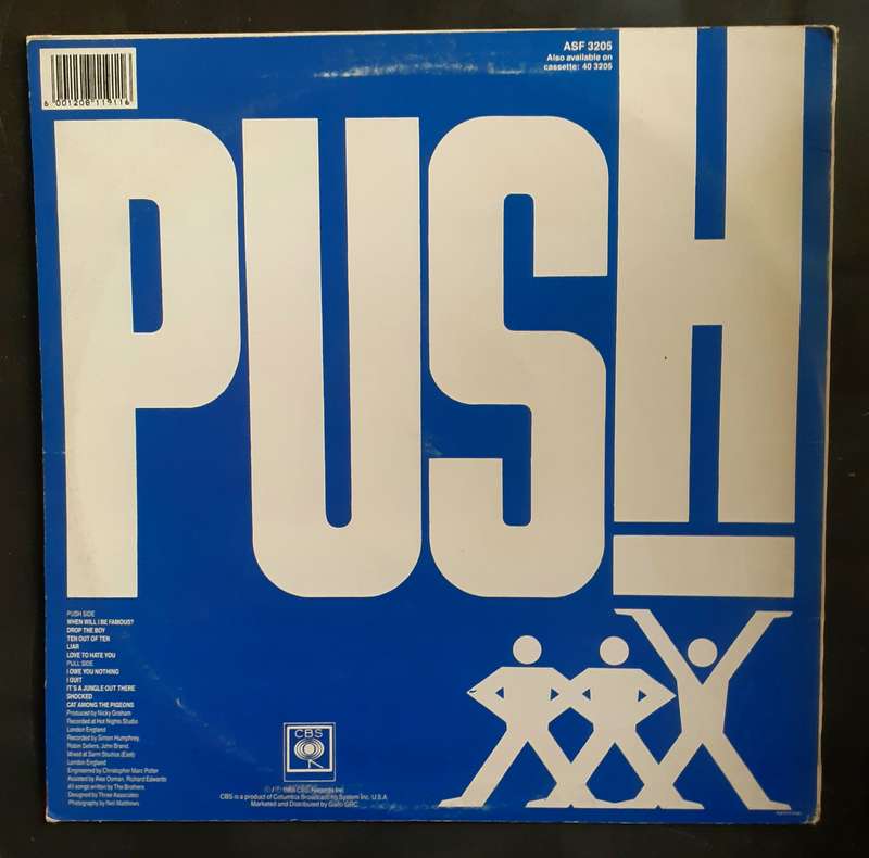 Bros - Push LP Vinyl Record