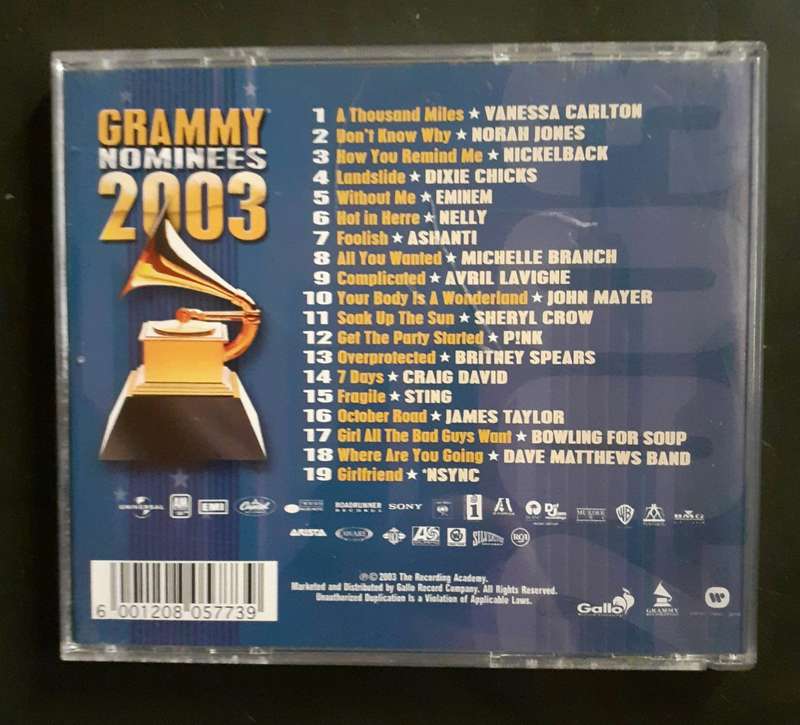 2003 Grammy Nominees (CD)