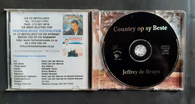 Jeffrey de Bruyn - Country op sy Beste (CD)